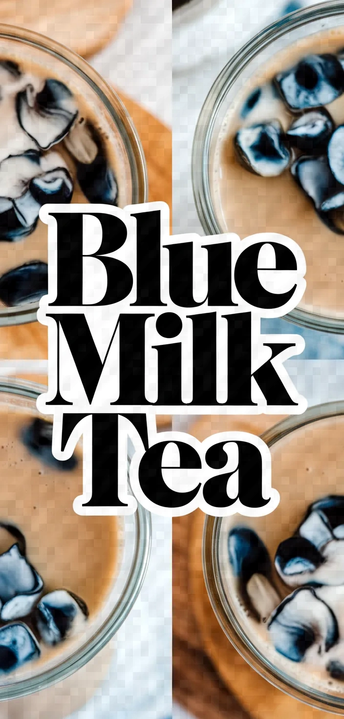 Blue Milk Tea Recipe