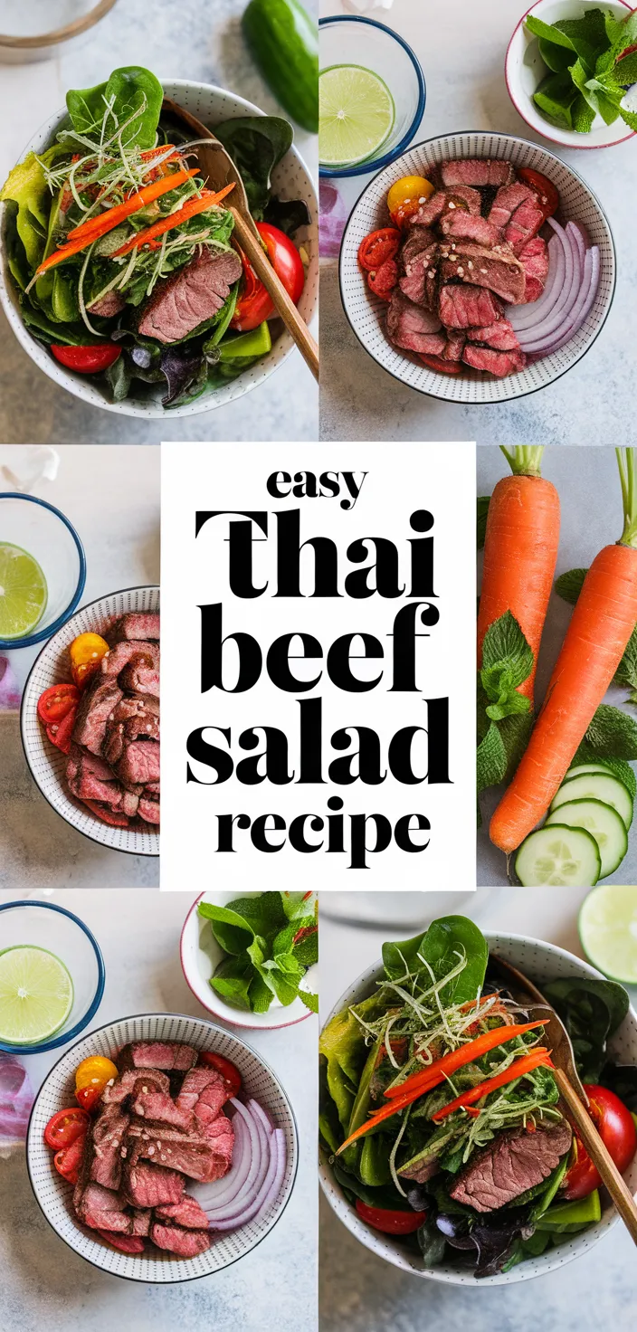 A photo of Easy Thai Beef Salad Recipe
