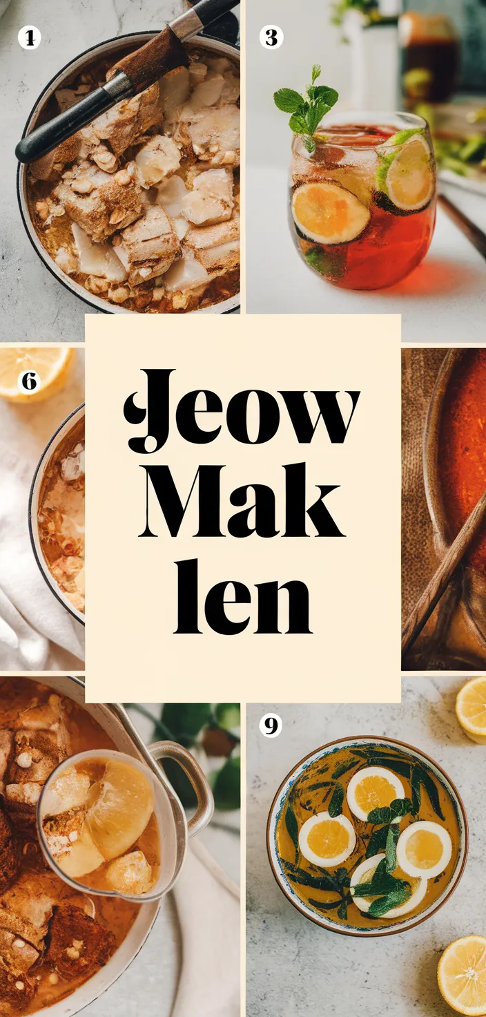 A photo of Jeow Mak Len Recipe
