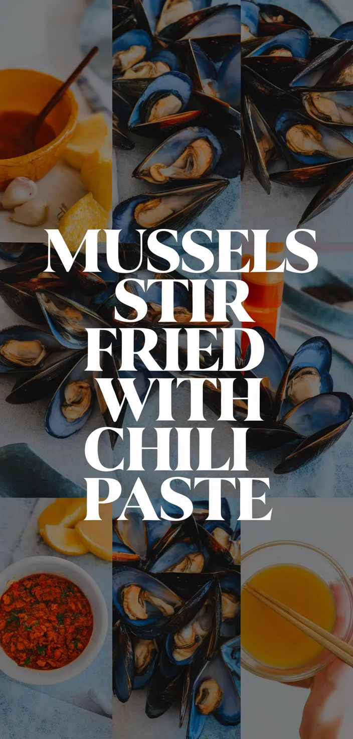 A photo of Mussels Stir Fried With Chili Paste Recipe