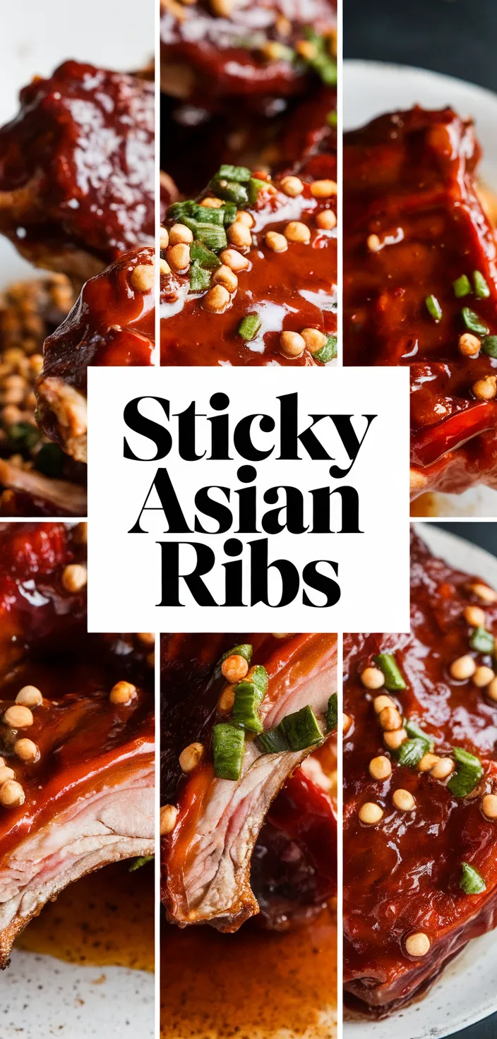 A photo of Sticky Asian Ribs Recipe