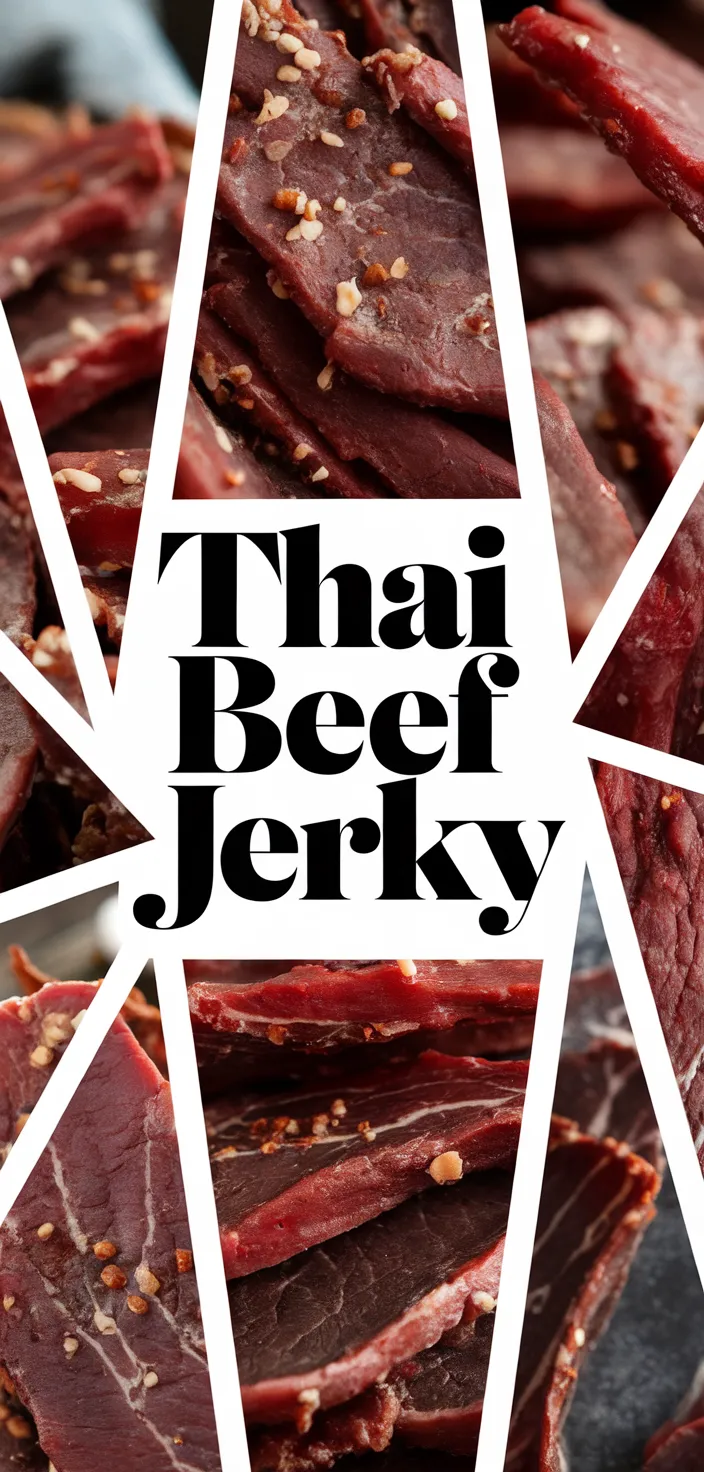 A photo of Thai Beef Jerky Recipe