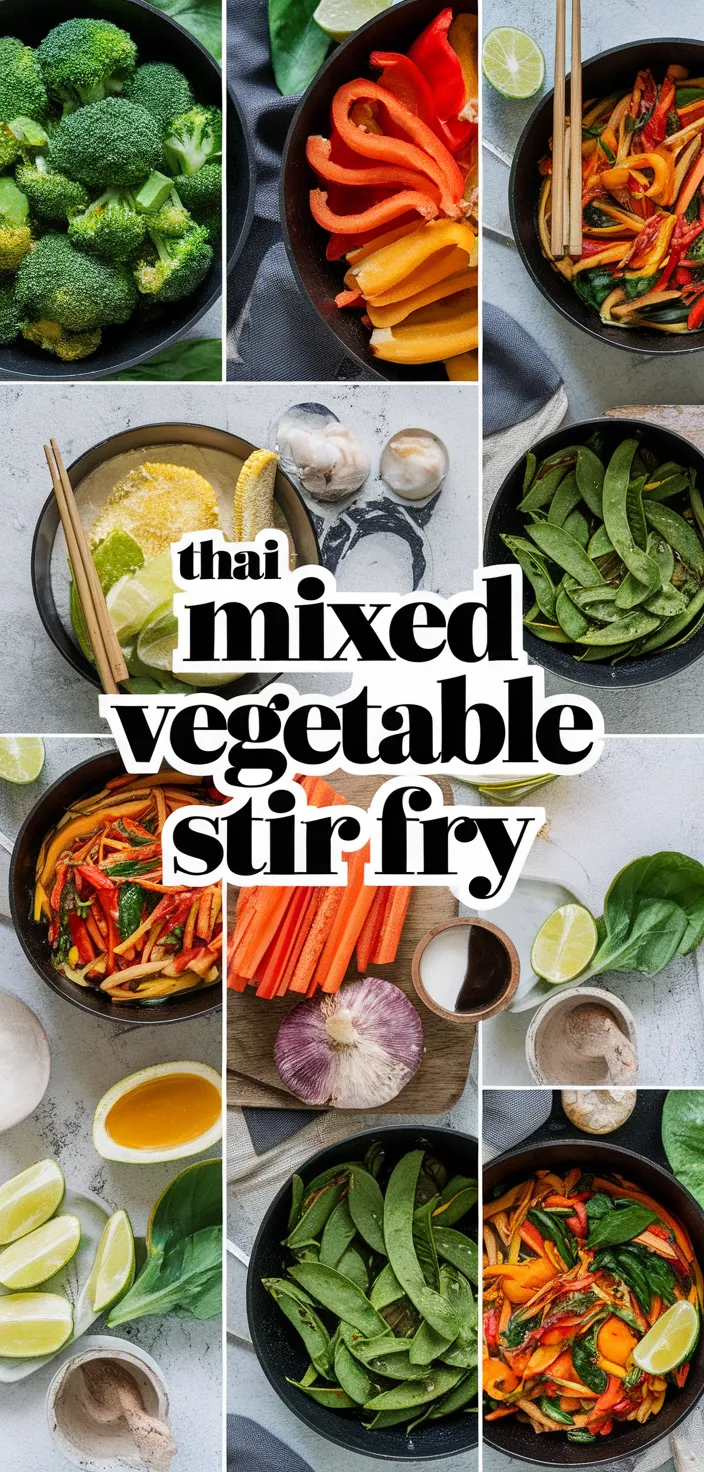 A photo of Thai Mixed Vegetable Stir Fry Recipe