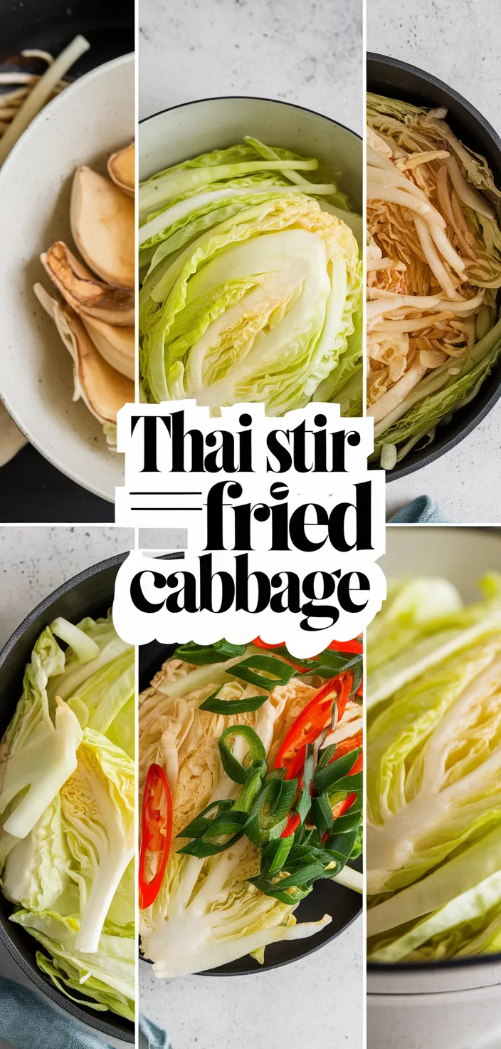 A photo of Thai Stir Fried Cabbage Recipe