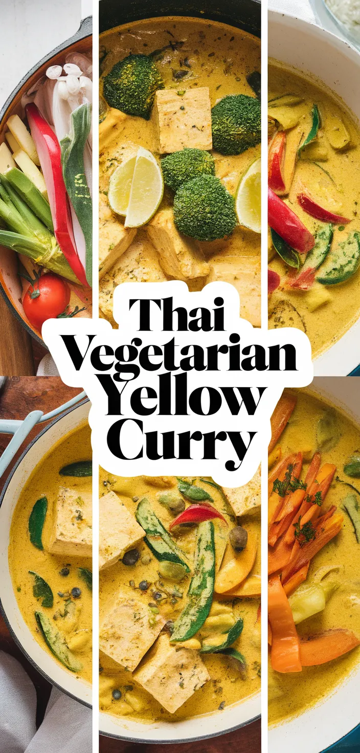A photo of Thai Vegetarian Yellow Curry Recipe