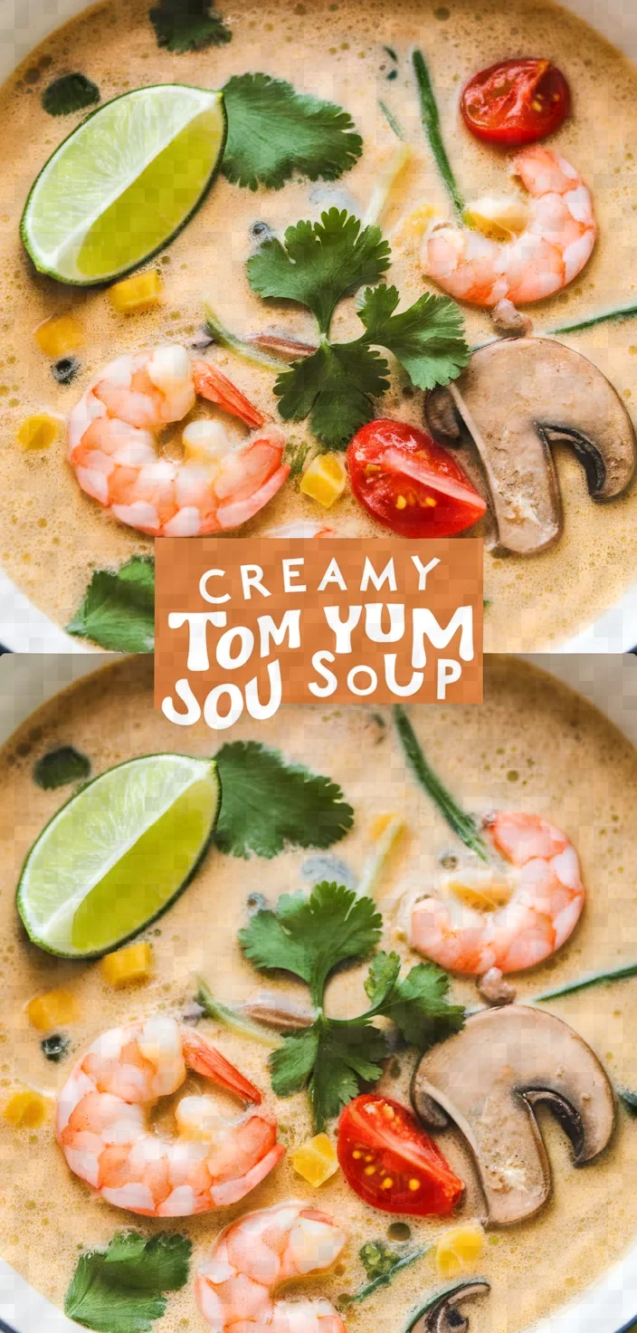 Creamy Tom Yum Soup Recipe