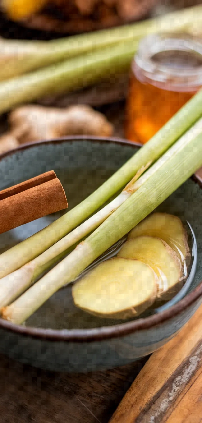 Ingredients photo for Lemongrass Tea Recipe