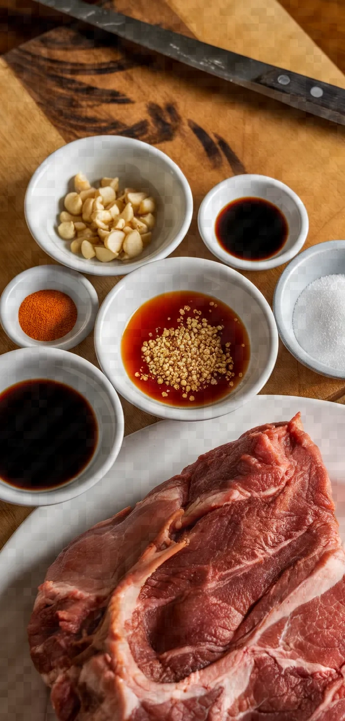 Ingredients photo for Moo Yang Recipe