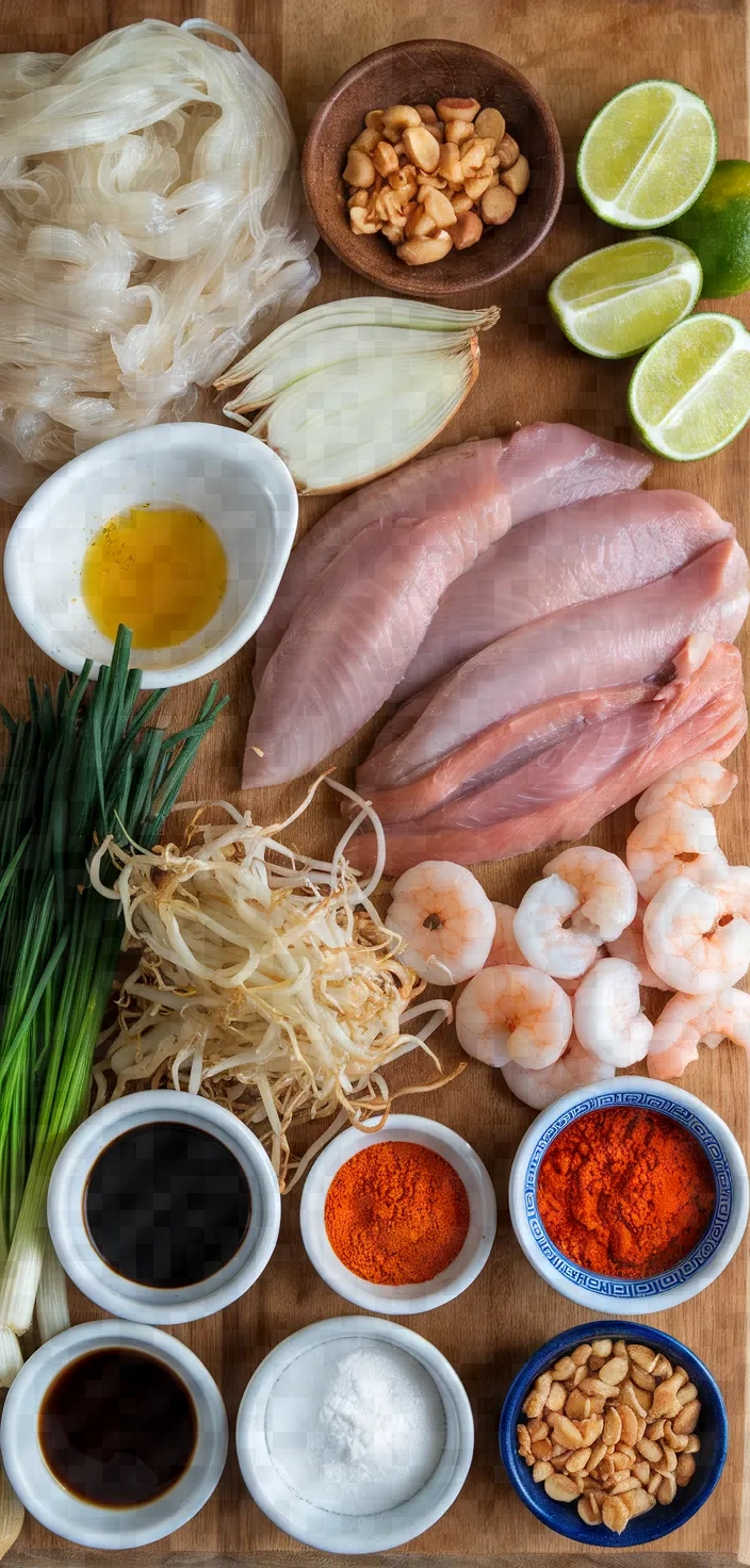 Ingredients photo for Pad Mee Korat Recipe