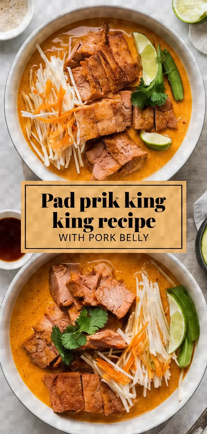 Pad Prik King Recipe With Pork Belly