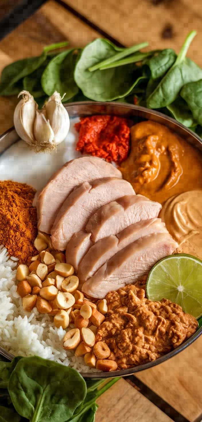 Ingredients photo for Swimming Rama Recipe
