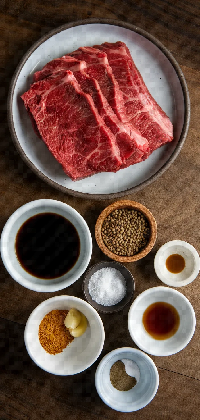 Ingredients photo for Thai Beef Jerky Recipe