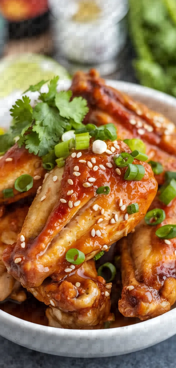 Ingredients photo for Thai Chicken Wings Recipe