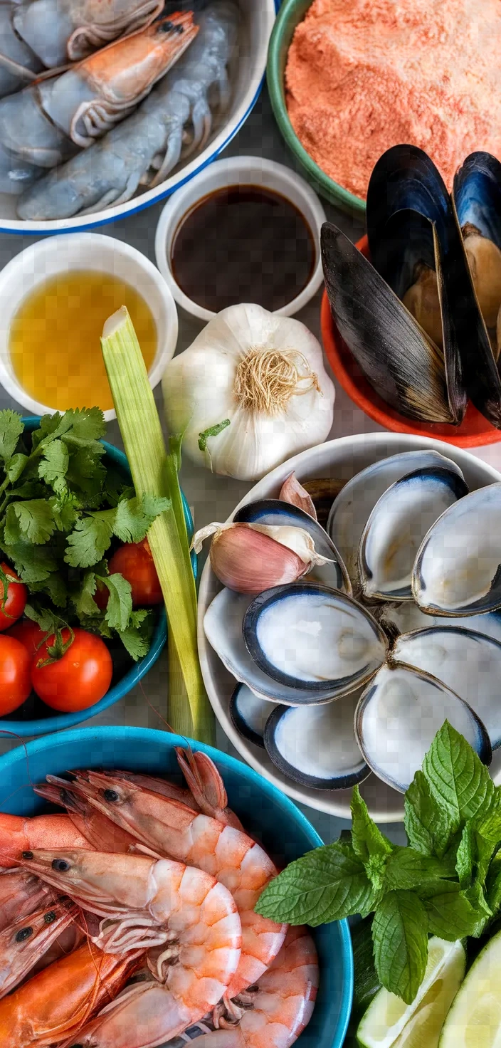 Ingredients photo for Thai Seafood Salad Recipe