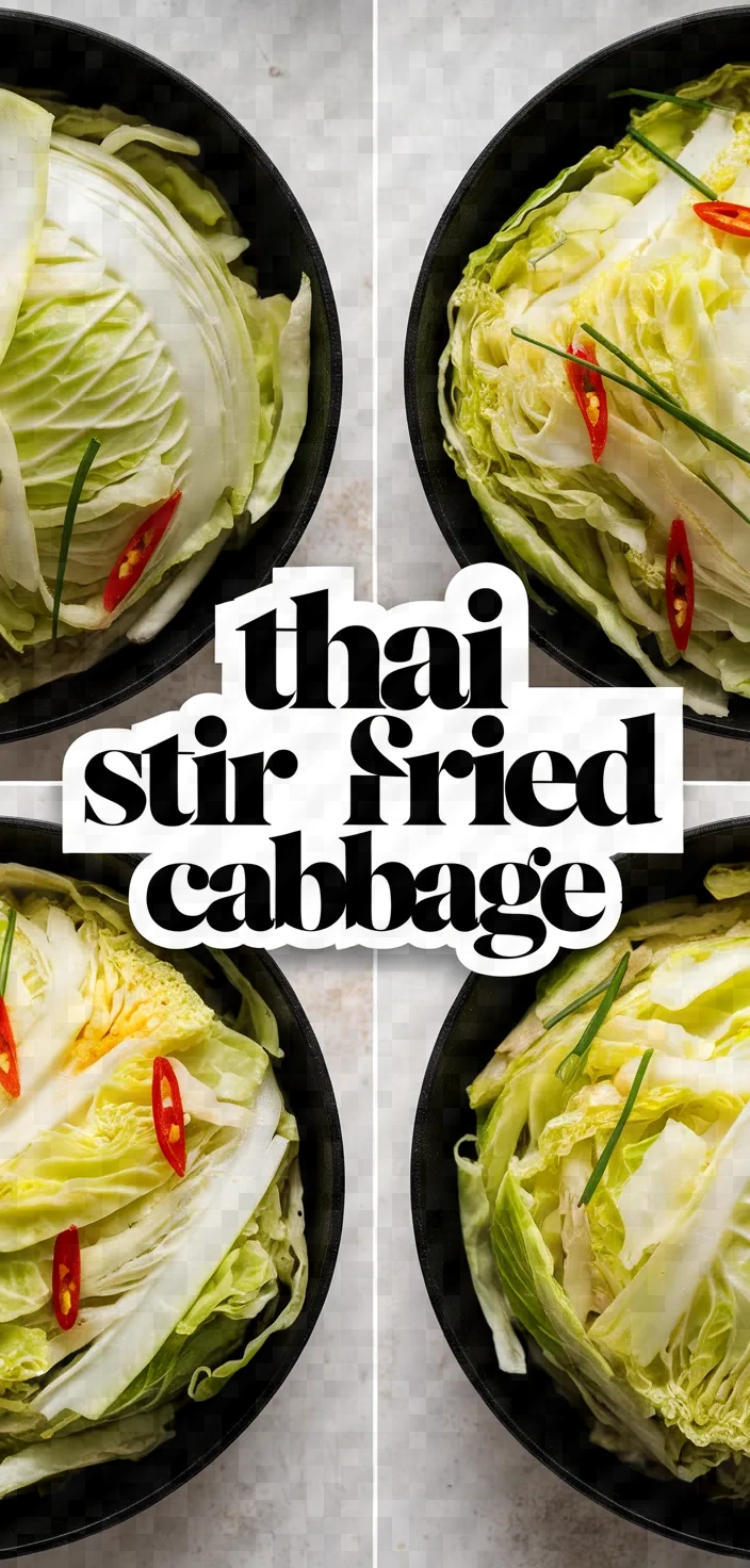 Thai Stir Fried Cabbage Recipe