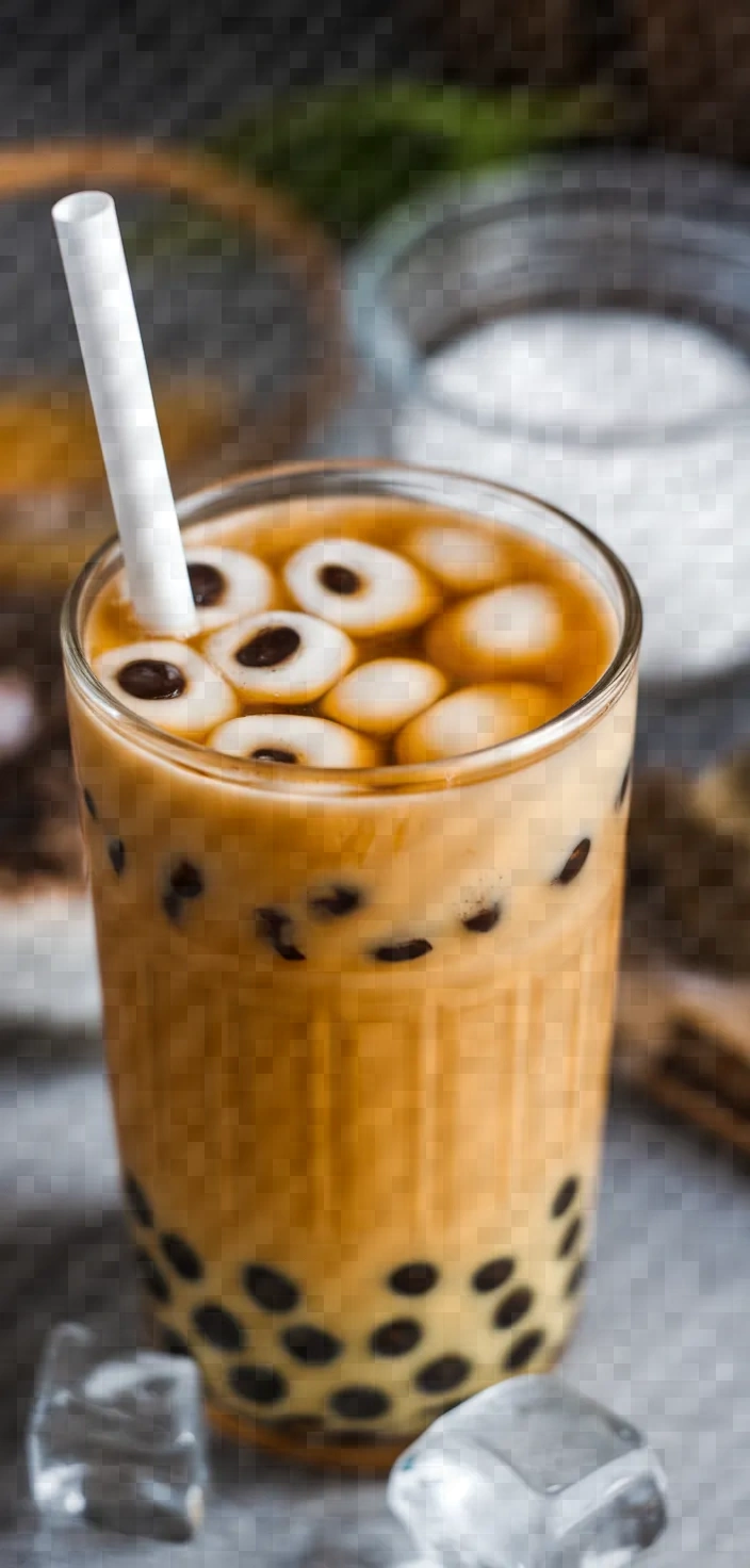 Ingredients photo for Thai Tea Boba Recipe