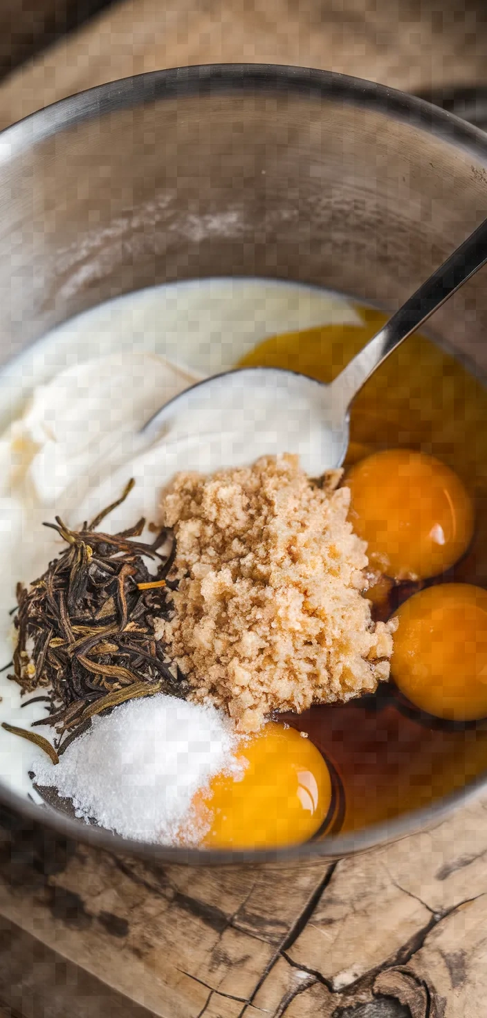 Ingredients photo for Thai Tea Ice Cream Recipe