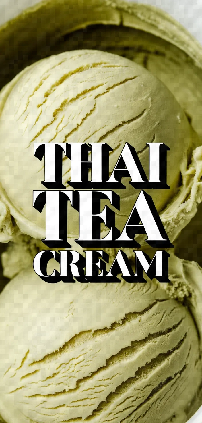 Thai Tea Ice Cream Recipe
