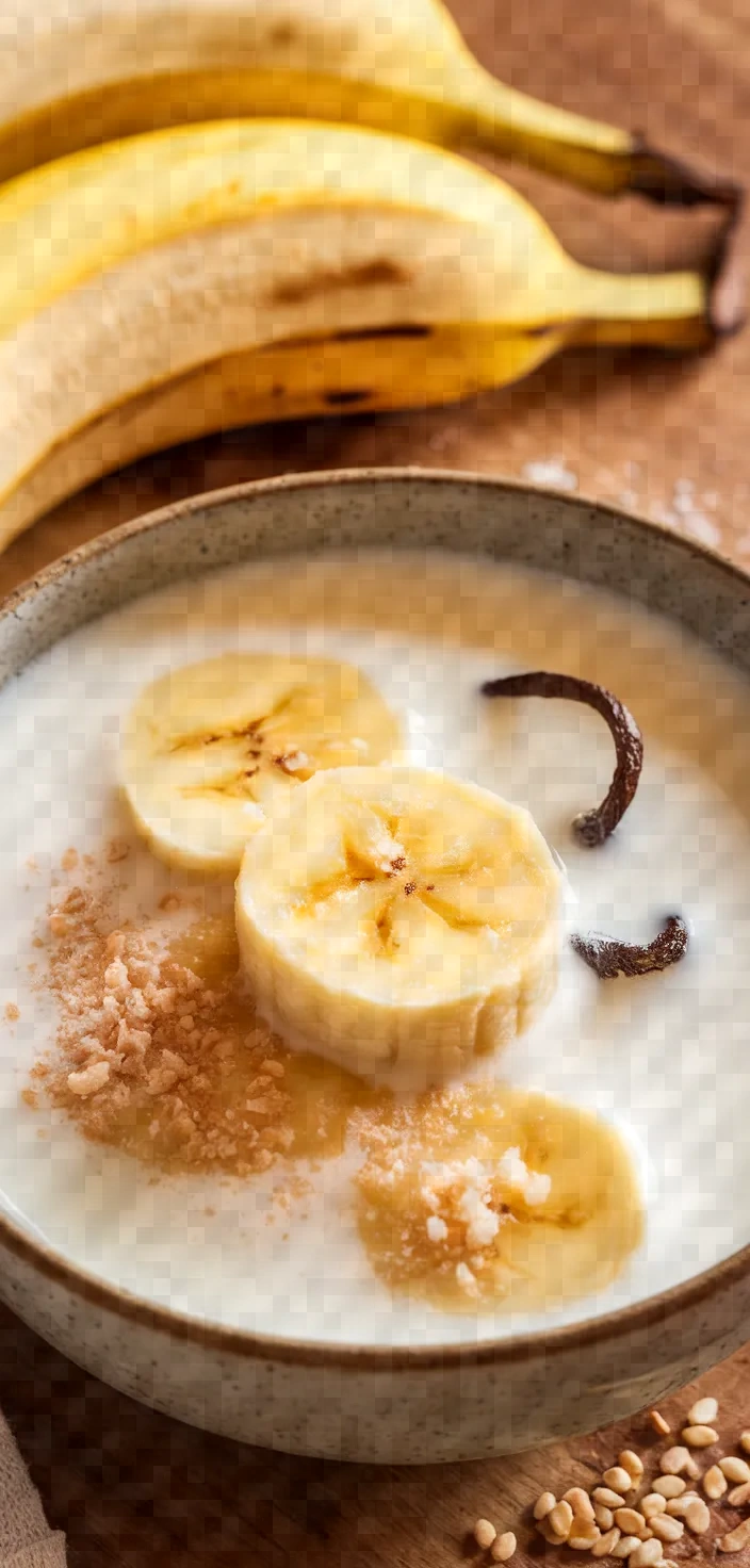 Ingredients photo for Bananas In Coconut Milk Recipe