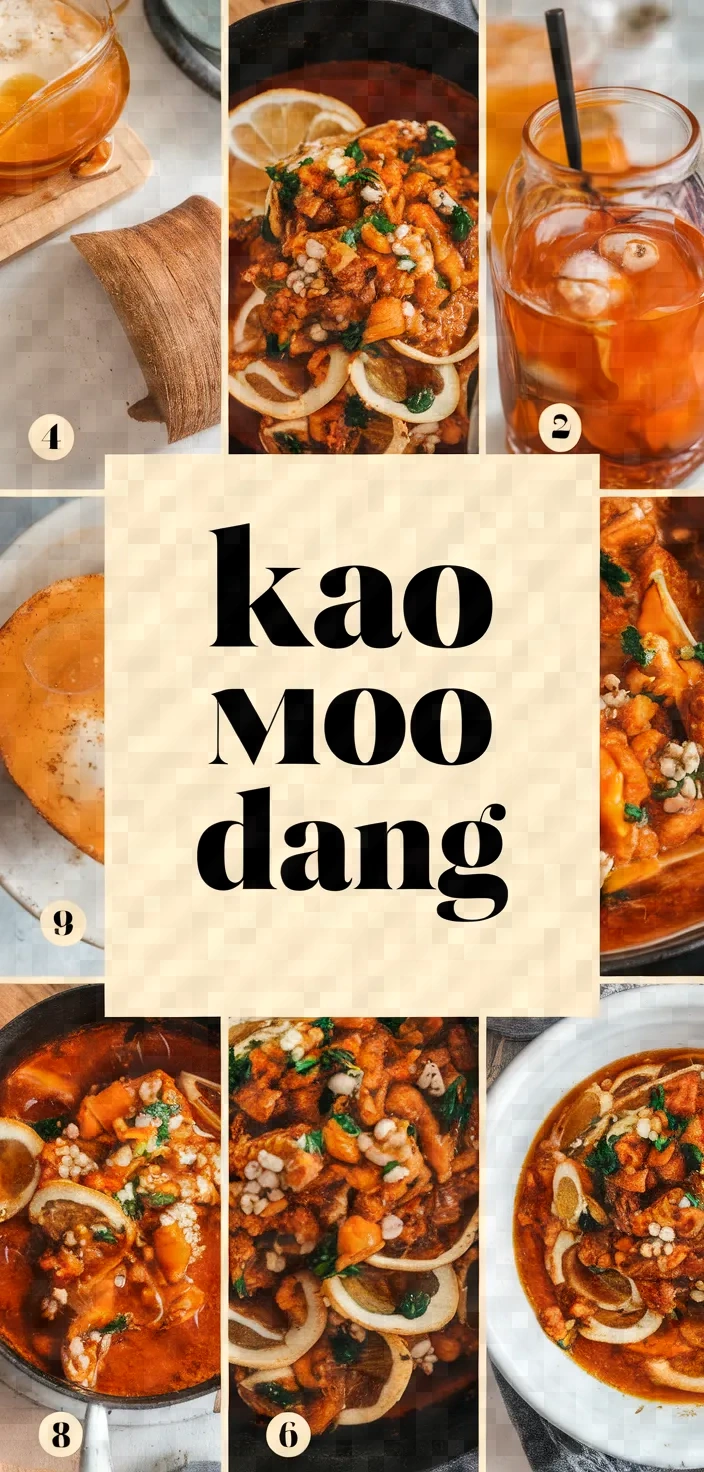 A photo of Kao Moo Dang Recipe