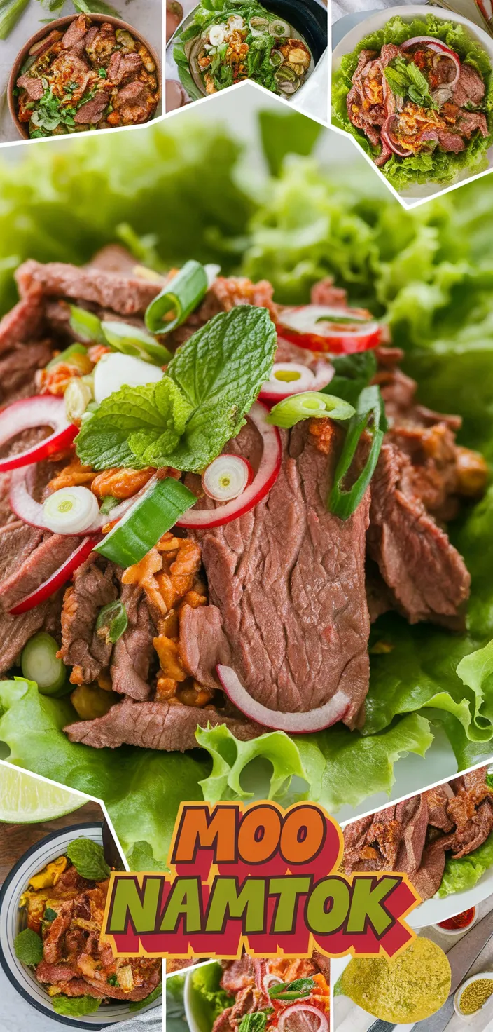 A photo of Moo Namtok Recipe