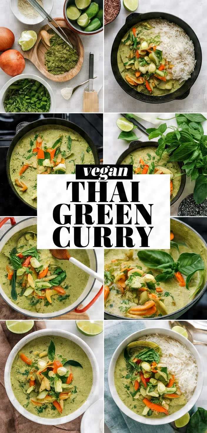 A photo of Vegan Thai Green Curry Recipe