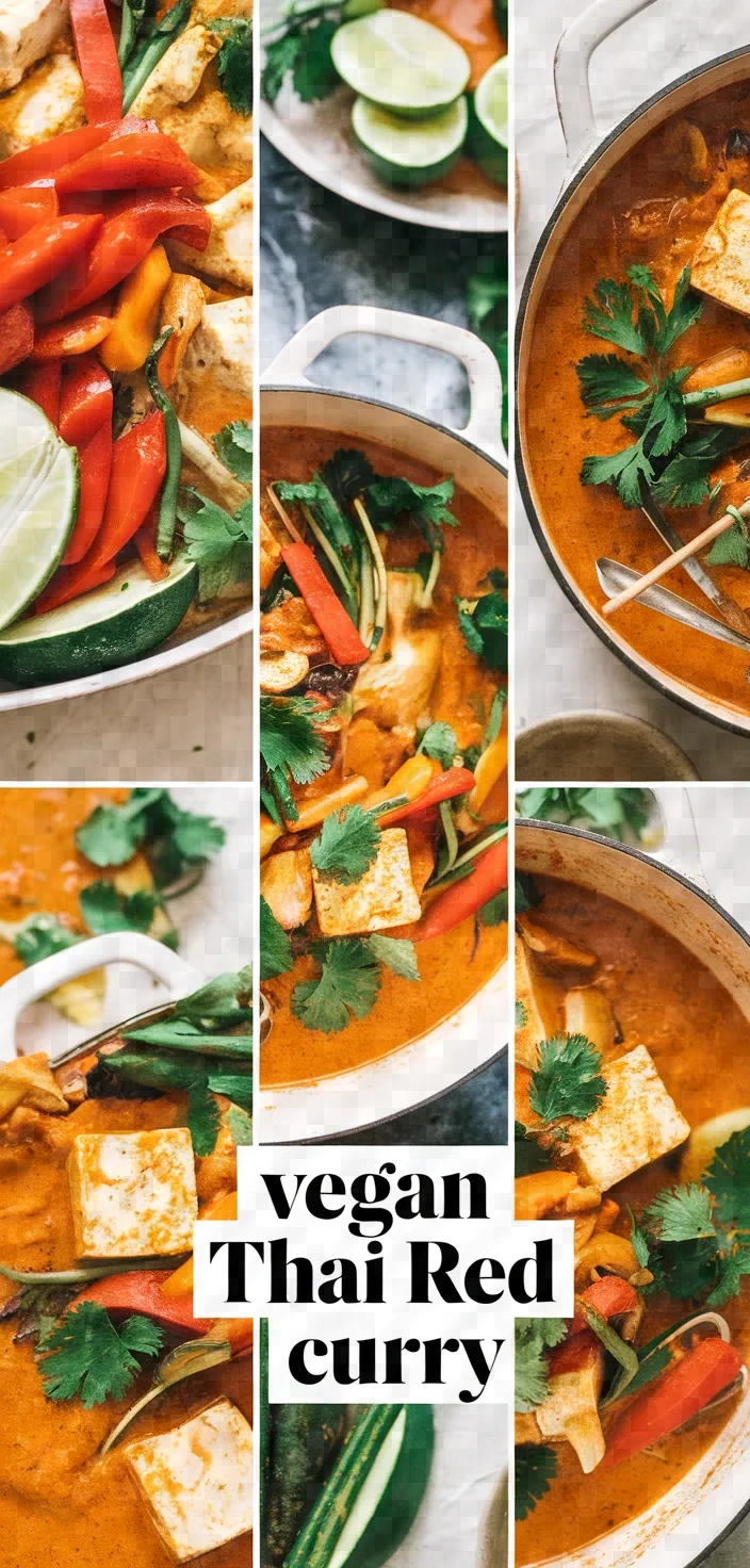 A photo of Vegan Thai Red Curry Recipe