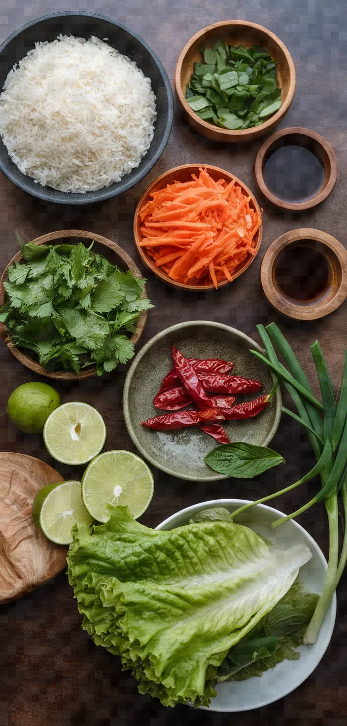 Ingredients photo for Nam Khao Tod Recipe