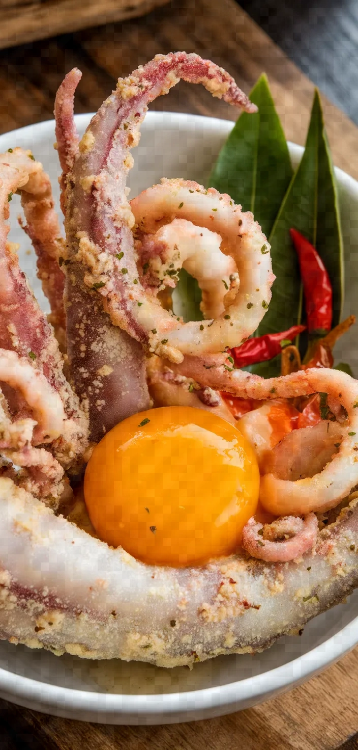 Ingredients photo for Salted Egg Squid Recipe