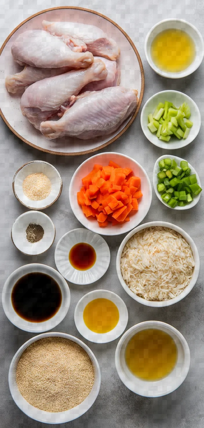 Ingredients photo for Stuffed Chicken Wings Recipe