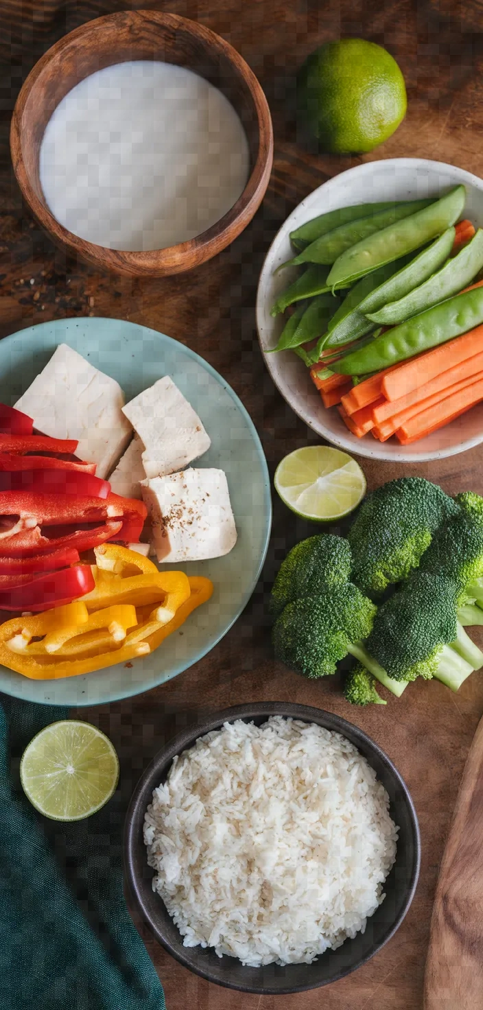 Ingredients photo for Vegan Thai Red Curry Recipe