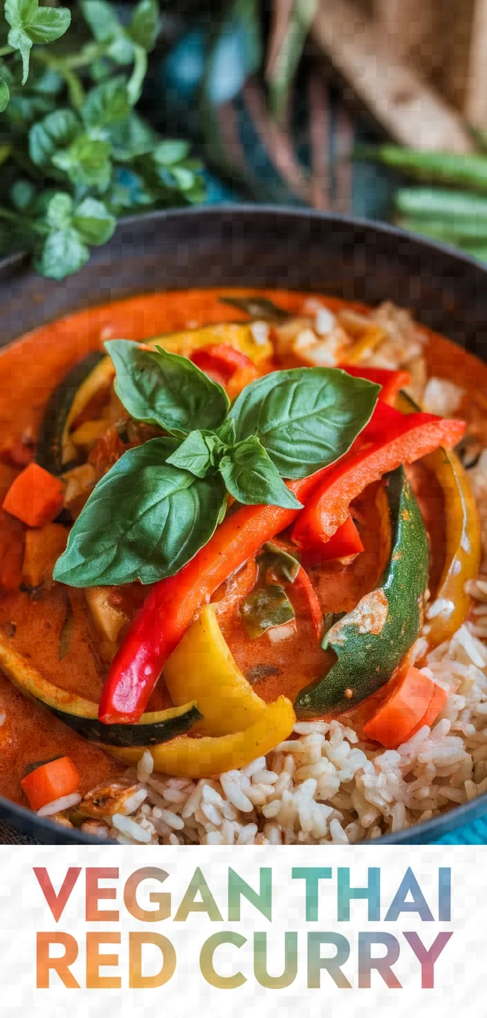 Photo of Vegan Thai Red Curry Recipe