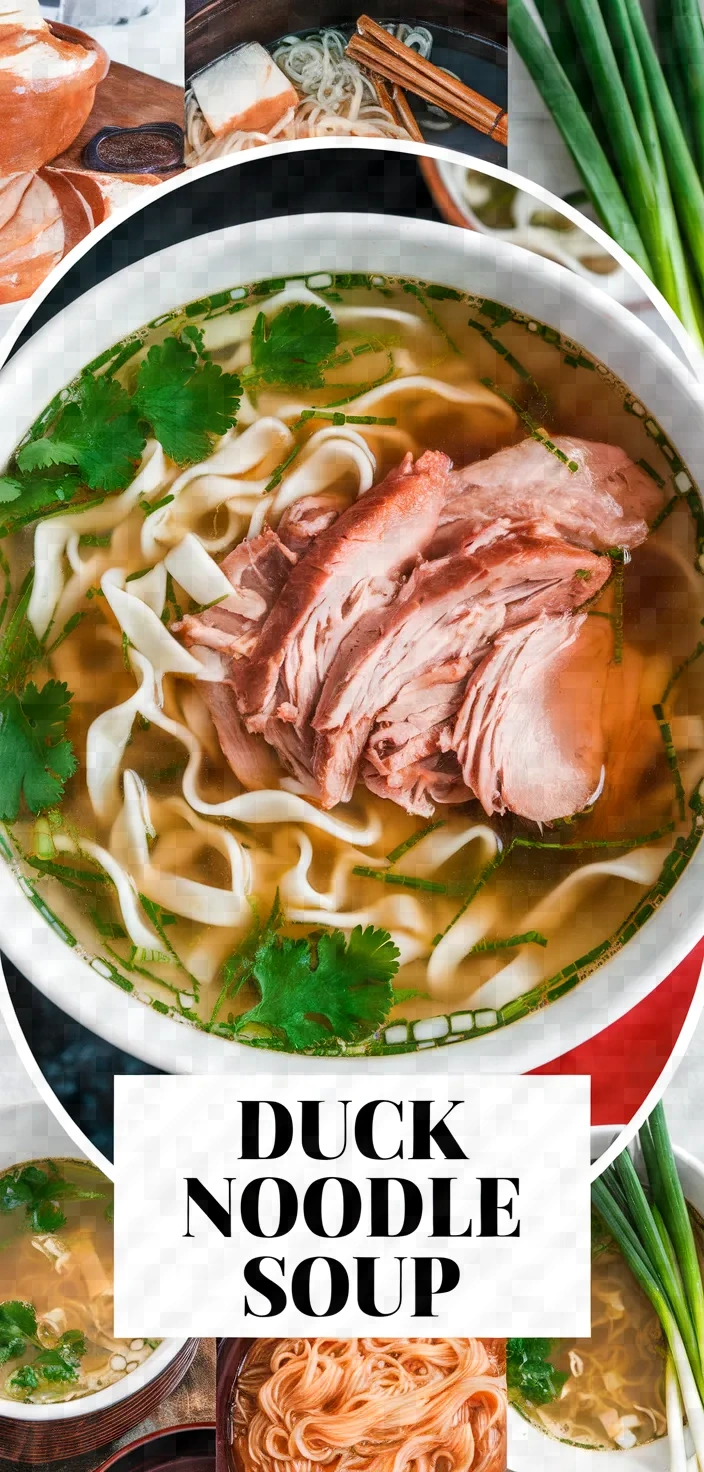 A photo of Duck Noodle Soup Recipe