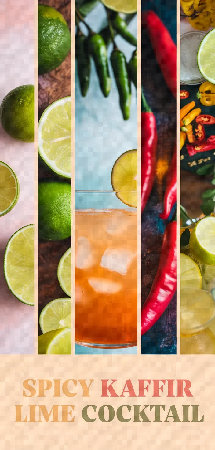A photo of Spicy Kaffir Lime Cocktail Recipe
