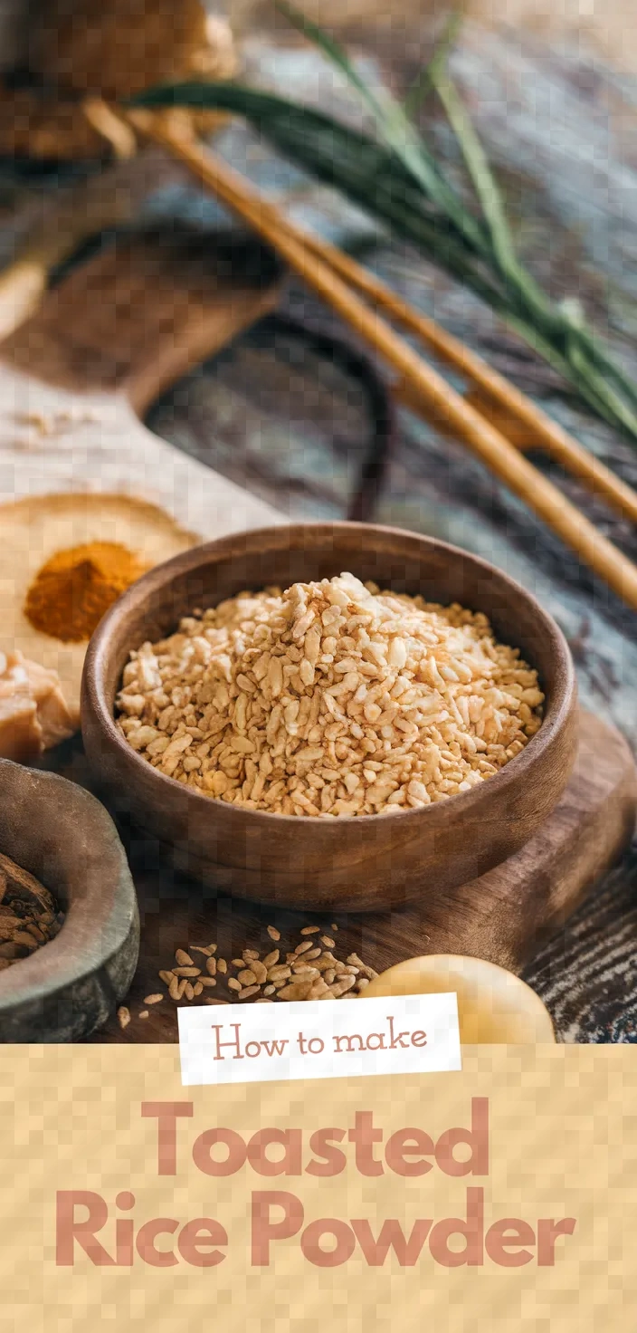 Photo of How To Make Toasted Rice Powder Recipe