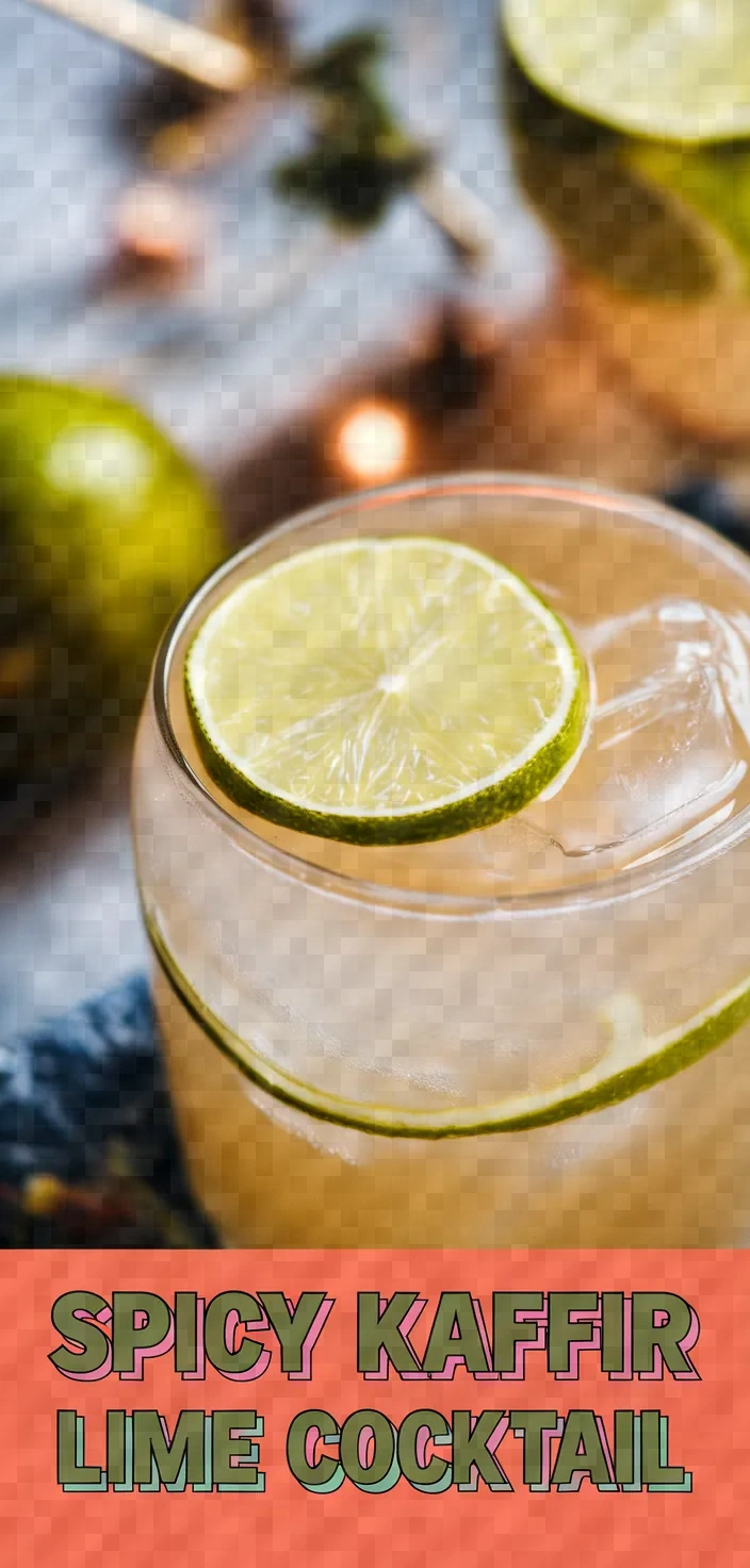 Photo of Spicy Kaffir Lime Cocktail Recipe