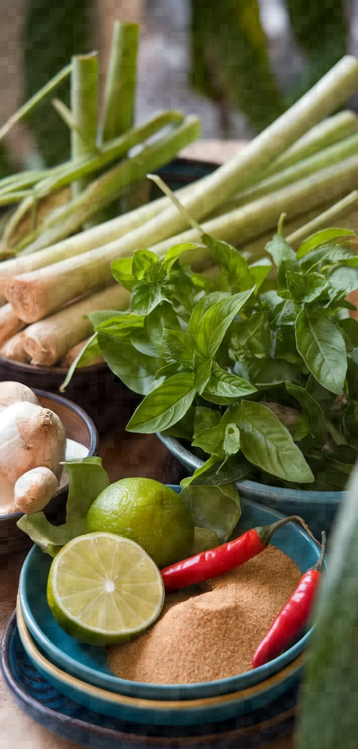 Ingredients photo for Thai Herb Infused Alcohol Recipe