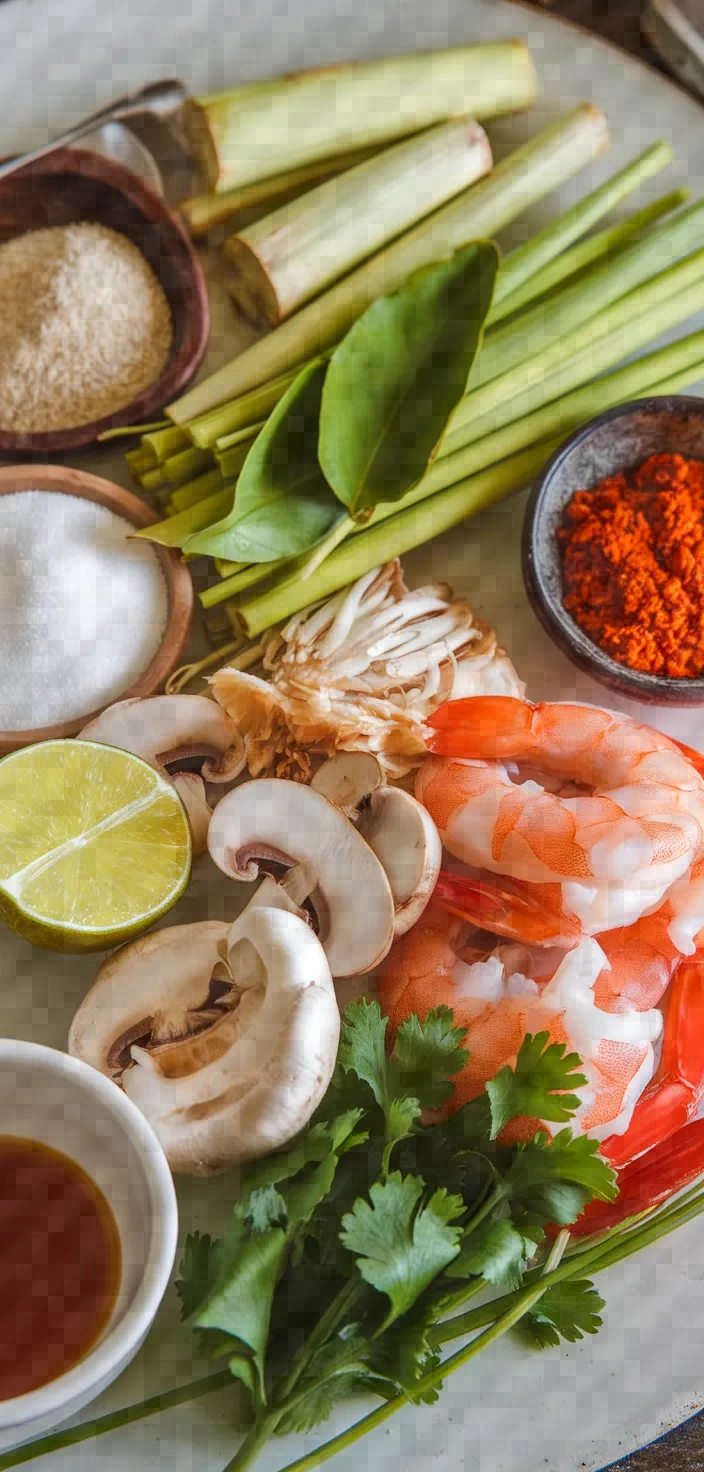 Ingredients photo for Tom Yum Goong Recipe