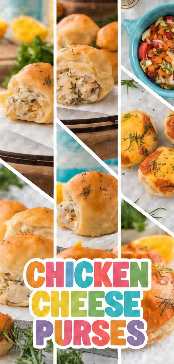 A photo of Chicken Cheese Purses Recipe