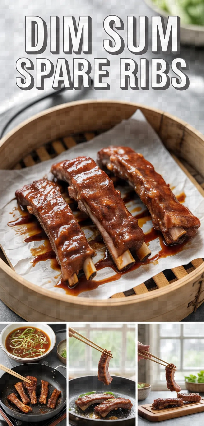 A photo of Dim Sum Spare Ribs Recipe