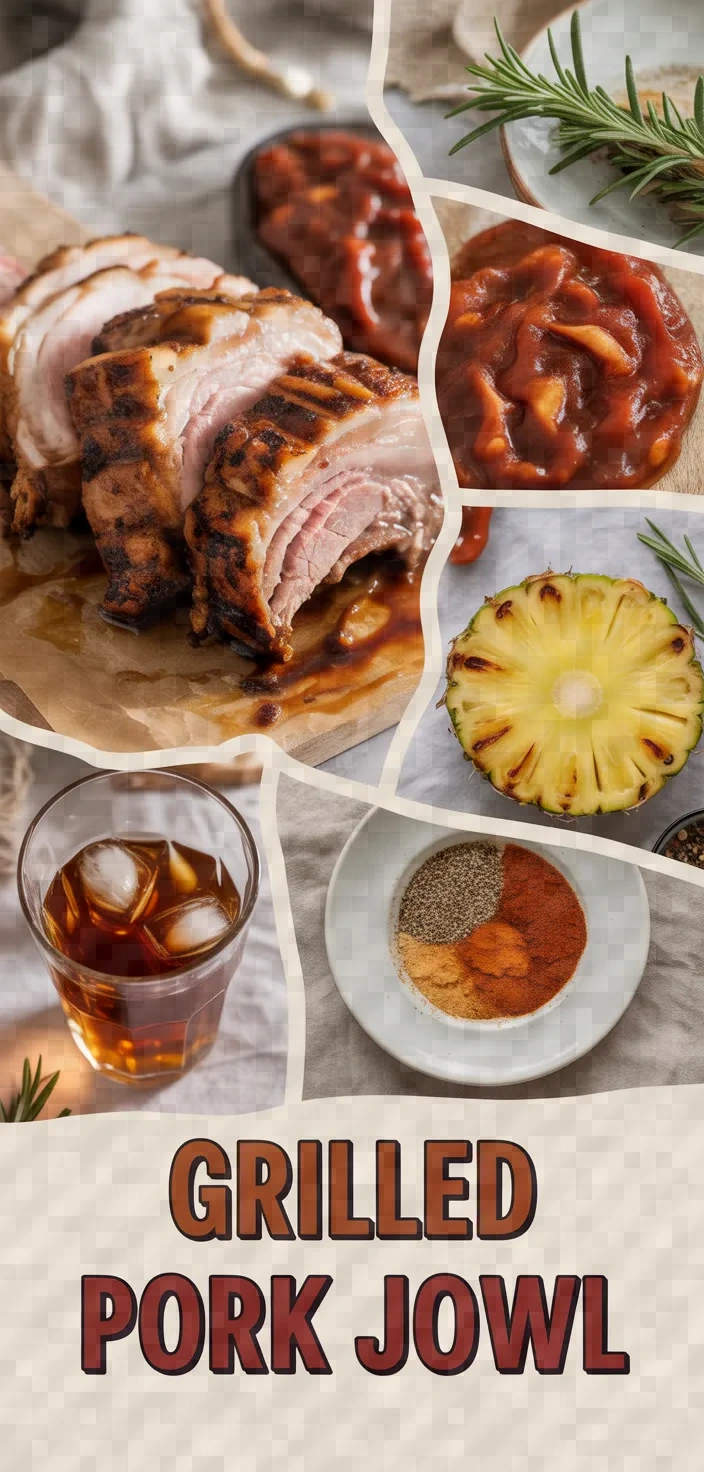 A photo of Grilled Pork Jowl Recipe