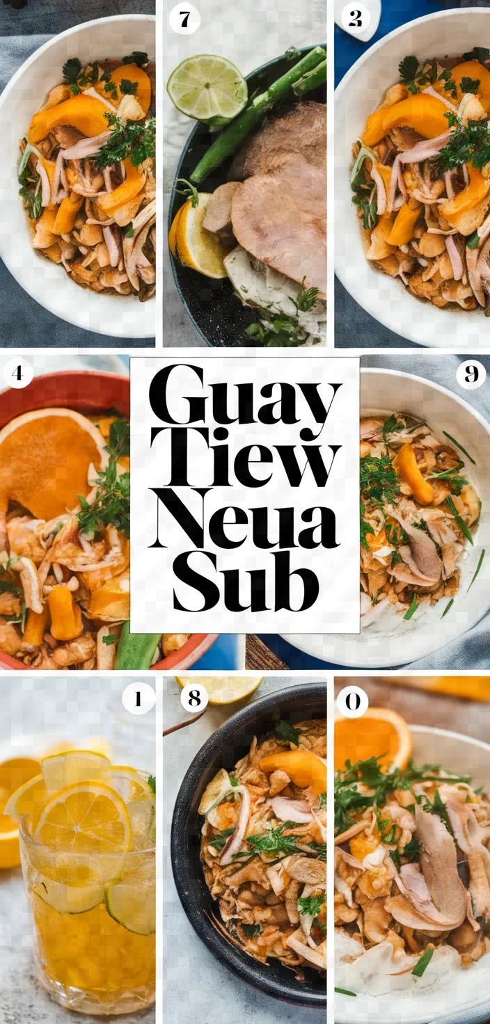 A photo of Guay Tiew Neua Sub Recipe