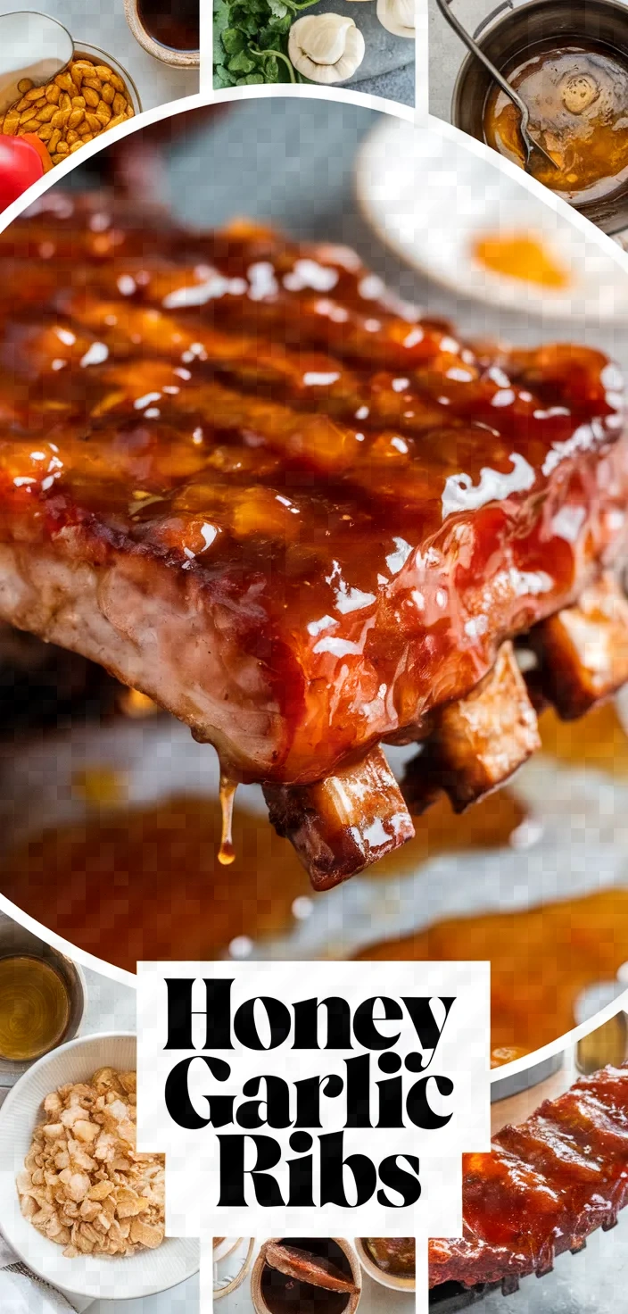 A photo of Honey Garlic Ribs Recipe