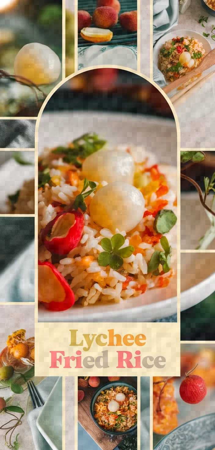 A photo of Lychee Fried Rice Recipe