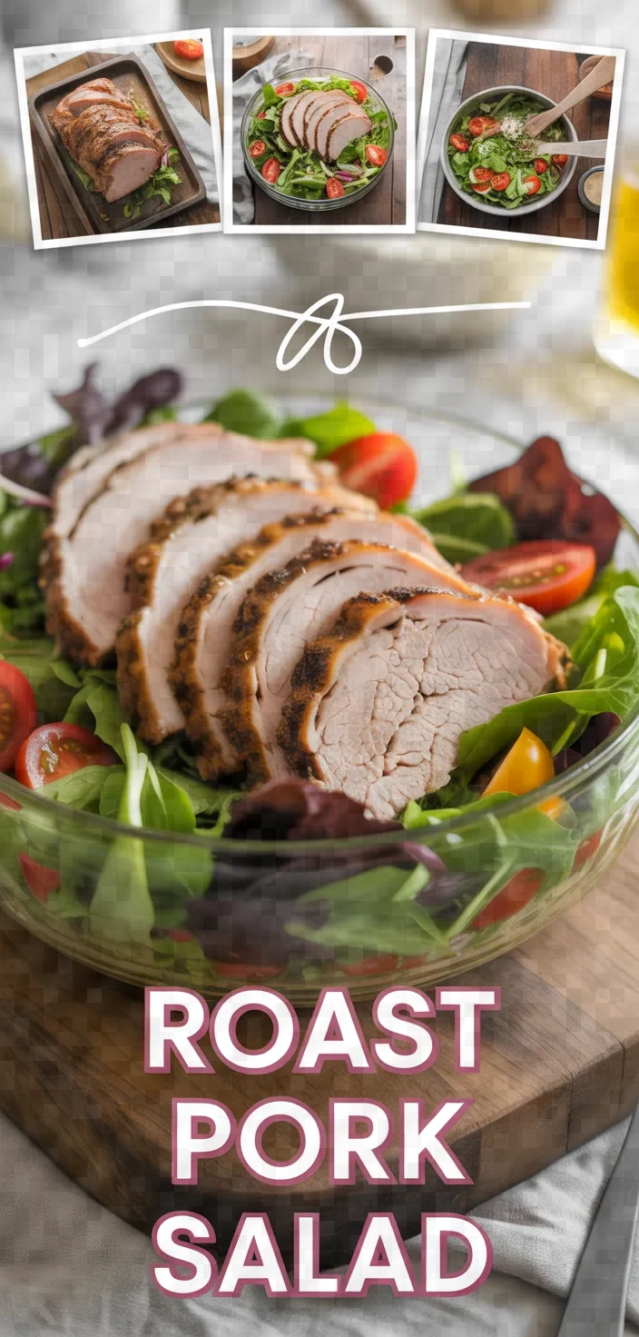 A photo of Roast Pork Salad Recipe