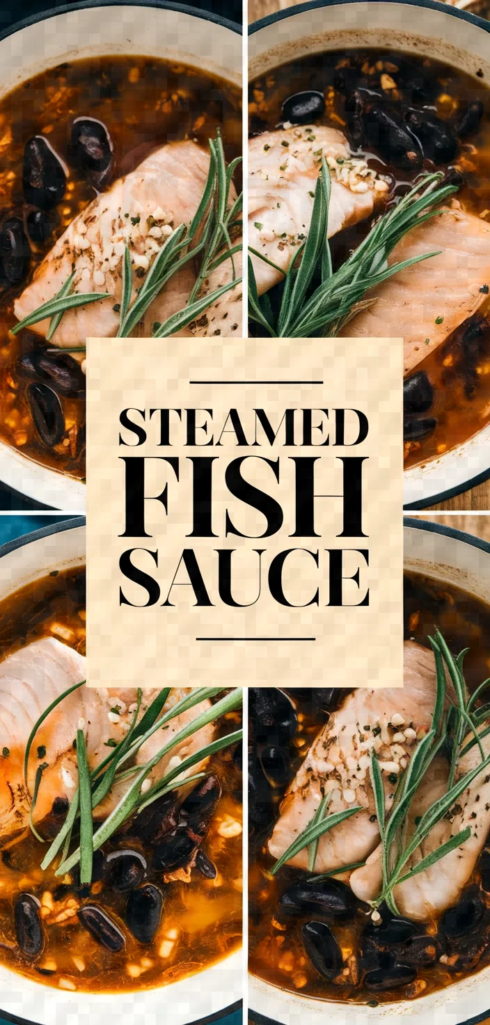 A photo of Steamed Fish Black Bean Sauce Recipe