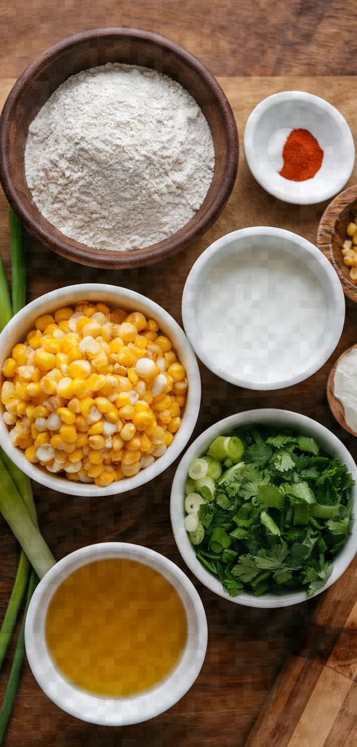 Ingredients photo for Corn Fritters Recipe