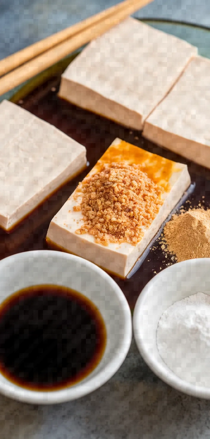 Ingredients photo for Fried Tofu Recipe