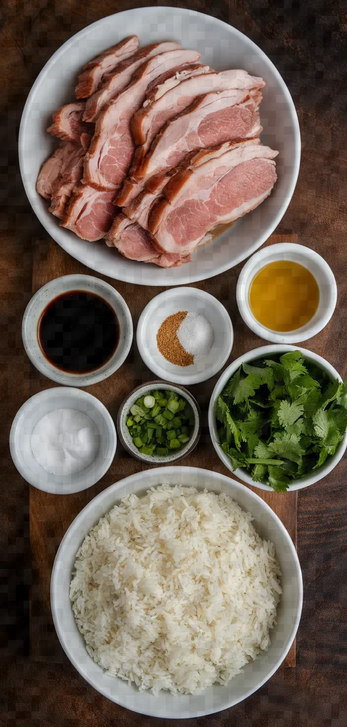 Ingredients photo for Garlic Pepper Pork Recipe