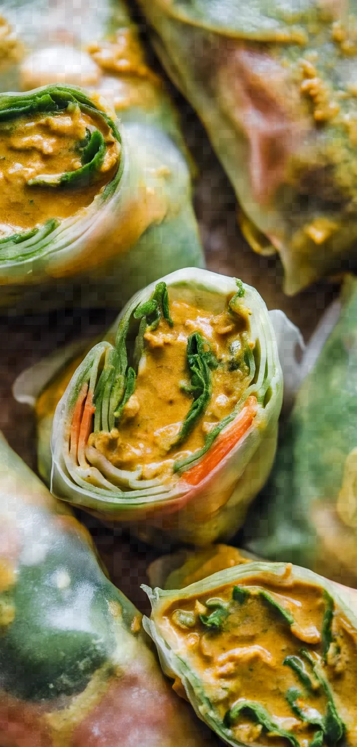 Green Curry Spring Rolls Recipe